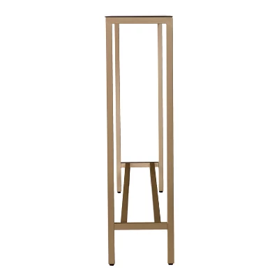 Dillard Narrow Long Console Table Deep Gold - Aiden Lane 4 Dillard Narrow Long Console Table Deep Gold - Aiden Lane - Image 4