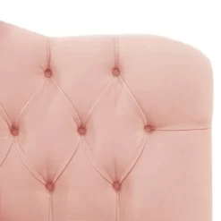 Twin Tufted Headboard In Velvet Blush Pink - Skyline Furniture -Cozy Living Deals Store GUEST 23cc711b 5efa 47a1 b99a 226dc6f73412