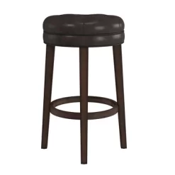 30.5" Krauss Wood Backless Swivel Barstool Charcoal Gray - Hillsdale Furniture -Cozy Living Deals Store GUEST 23cf446f f772 46dd aaf5 6a971982bdbf