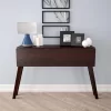 Cosco 48"x30" Wood Drop Leaf Dining & Console Table Dark Mahogany