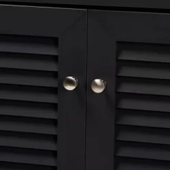 Shelf Wood Shoe Storage Cabinet With Drawer Coolidge Black - Baxton Studio -Cozy Living Deals Store GUEST 2467f79e eb74 46c7 85a1 be24df4957c9