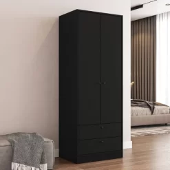 Denmark 2 Door And 2 Drawer Wardrobe - Polifurniture -Cozy Living Deals Store GUEST 246e356e 61fb 40dd 897b bcc85cfd2ae0