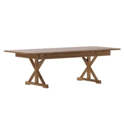 Merrick Lane 8' X 40" Rectangular Antique Rustic Solid Pine Foldable Dining Table With Crisscross Legs 26 Merrick Lane 8' X 40" Rectangular Antique Rustic Solid Pine Foldable Dining Table With Crisscross Legs -Cozy Living Deals Store GUEST 24746d90 402f 429d b21b f20cd59d9cd9