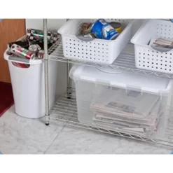 Sterilite Single 48-Quart Clear Hinged Lid Storage Tote Box Container With Attached Hinged Lids For Home Organization, (12 Pack) -Cozy Living Deals Store GUEST 251f6045 8281 4848 abed e922e6d3bc13