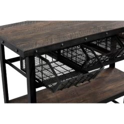 Industrial Metal Console Table Dark Black - Olivia & May -Cozy Living Deals Store GUEST 25888693 1ddc 4fd0 ae26 564e47a7fa19