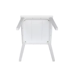 Solid Wood 30 " Square Dining Height Table White - International Concepts -Cozy Living Deals Store GUEST 25897ea3 63a1 408d 8cc3 8aec5476d637