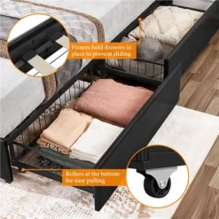 Yaheetech Upholstered Faux Leather Bed Frame With Adjustable Headboard 11 Yaheetech Upholstered Faux Leather Bed Frame With Adjustable Headboard -Cozy Living Deals Store GUEST 25b8e6eb 41ba 4cea ae22 ba0275fa418a