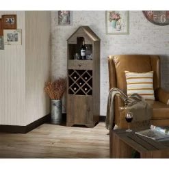 Nellda Wine Rack Reclaimed Oak - MiBasics -Cozy Living Deals Store GUEST 25b923dc 471e 445e b4c5 e730e5588289