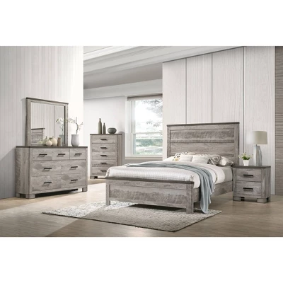 Adam 6 Drawer Dresser With Mirror Gray - Picket House Furnishings 2 Adam 6 Drawer Dresser With Mirror Gray - Picket House Furnishings - Image 2