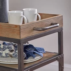 Collin Bar Cart Antique Bronze - Powell Company -Cozy Living Deals Store GUEST 2624be35 7e98 4965 880f 9430e3c068b1