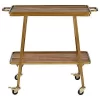 Felix 2 Tier Bar Cart Gold - Adore Decor