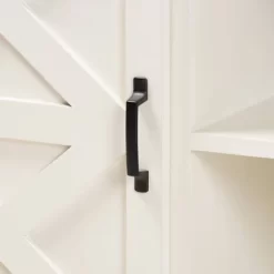 Nadia Wood And Metal 2 Door Sideboard Buffet White/Black - Baxton Studio -Cozy Living Deals Store GUEST 264cd2eb 6a8a 4a20 b377 a274549e5eb6