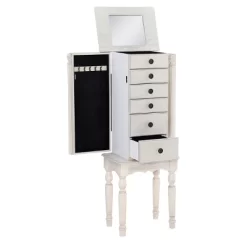 Obrecht Jewelry Armoire Off White - Powell Company -Cozy Living Deals Store GUEST 26aa19b3 ea5e 47c1 aad4 9c0dc9362c09