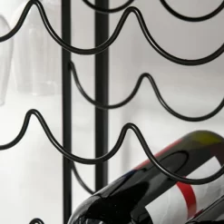 HOMCOM 24-Bottle Industrial Modern Wine Rack Table, Freestanding 6 Tier Wine Bottle Organizer With Glass Stemware Holder , Natural / Black 9 HOMCOM 24-Bottle Industrial Modern Wine Rack Table, Freestanding 6 Tier Wine Bottle Organizer With Glass Stemware Holder , Natural / Black -Cozy Living Deals Store GUEST 26e4a6cf 5fe5 406c bf7b ea770a4d0dfb