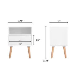 Lilou Side Table White - Adore Decor 13 Lilou Side Table White - Adore Decor -Cozy Living Deals Store GUEST 2718db33 7459 467a 8be9 fa6ed1d0a281