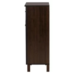 Felda Modern Shoe Cabinet With 2 Doors And Drawer - Dark Brown - Baxton Studio 7 Felda Modern Shoe Cabinet With 2 Doors And Drawer - Dark Brown - Baxton Studio -Cozy Living Deals Store GUEST 27305ac6 62a5 4b50 aa10 c75aeb940094