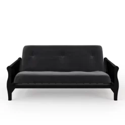 Full Chester Wood Arm Futon Frame With 8" Polyester Mattress - Room & Joy 28 Full Chester Wood Arm Futon Frame With 8" Polyester Mattress - Room & Joy -Cozy Living Deals Store GUEST 27fc2e97 bbb0 4529 9aaf 3e068a3d0885