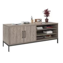 Somerton Credenza TV Stand For TVs Up To 70" Light Brown Oak - Room & Joy -Cozy Living Deals Store GUEST 282956f4 9a38 4824 a47d 30510ec97e60