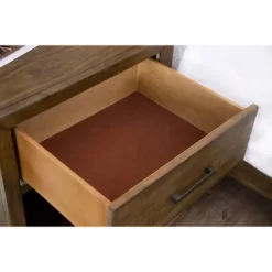 6pc Aurora Mid-Century Brown Bedroom Set With Upholstered Bed - Abbyson Living -Cozy Living Deals Store GUEST 2843dff5 6d94 496d 9e7c 5a1e2feb87f2