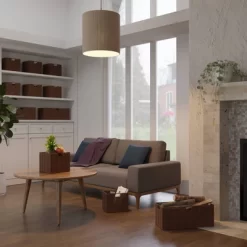 3pc Tessa Woven Rope 3 Small Basket Set Walnut - Winsome -Cozy Living Deals Store GUEST 28675ed1 293d 4449 bd43 d8468e308001