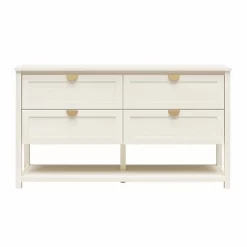 Primrose Wide 4 Drawer Dresser With Lower Shelf - Mr. Kate -Cozy Living Deals Store GUEST 28949749 3482 408d ad88 0df5e99873d2