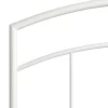 Full/Queen Julien Metal Headboard With Frame White - Hillsdale Furniture