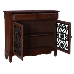 Julio Console Light Cherry - Powell Company -Cozy Living Deals Store GUEST 295dfc14 d2ac 4173 a00d 607a85b887d9