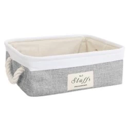 Unique Bargains Square Cotton Linen Fabric Towel Basket Decorative Storage Bins 1 Pc -Cozy Living Deals Store GUEST 2965e7b9 5c3e 4997 8f29 e36f78a5fece