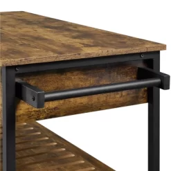 Yaheetech 3-Tier Rolling Kitchen Island Utility Kitchen Cart With Storage Drawer & Shelves -Cozy Living Deals Store GUEST 2977576e 41c4 45b4 bbca 239a58063b68