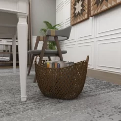 16.75"x11.5" Large Gold Metal Basket - Olivia & May -Cozy Living Deals Store GUEST 29a44b03 d417 4b1b b995 b1c96fc46aa3