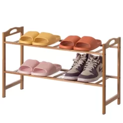 Basicwise Bamboo Storage Shoe Rack, Free Standing Shoe Organizer Storage Rack -Cozy Living Deals Store GUEST 2b06d149 e8d1 4251 9a92 43094f278ccd