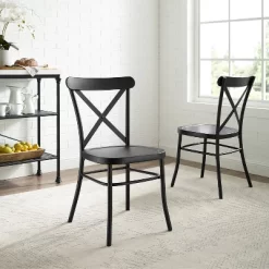 Set Of 2 Camille Dining Chair Matte Black - Crosley 12 Set Of 2 Camille Dining Chair Matte Black - Crosley -Cozy Living Deals Store GUEST 2ba40142 c121 4541 847b 41f628e0795b