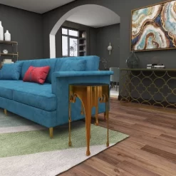 Contemporary Aluminum Melting Accent Table - Olivia & May -Cozy Living Deals Store GUEST 2bd86c73 70c4 4c23 bf98 427419b1655f