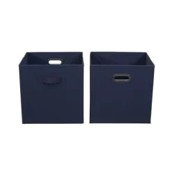 Household Essentials 2pc 12" X 13" Fabric Storage Bin Set -Cozy Living Deals Store GUEST 2c3e0970 54cd 4af1 8dd9 7d997cb34d8a