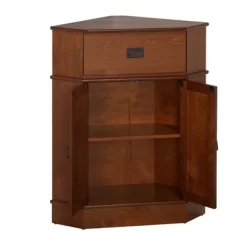 Mission 2 Door 1 Drawer Corner Storage Cabinet Oak - Buylateral -Cozy Living Deals Store GUEST 2ca5f65a 670d 44ad 9674 8a2c5bcb7a35