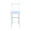 30" X-Back Counter Height Barstool White - International Concepts