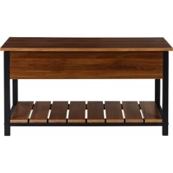 Honey-Can-Do Shoe Storage Bench Walnut -Cozy Living Deals Store GUEST 2d38da0b e1a6 4613 b608 d29be8069221