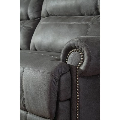 Austere 2 Seat Recliner Sofa Gray - Signature Design By Ashley 2 Austere 2 Seat Recliner Sofa Gray - Signature Design By Ashley - Image 2