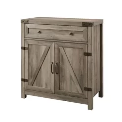 Clarabelle Rustic Farmhouse Barn Door Accent Cabinet - Saracina Home -Cozy Living Deals Store GUEST 2d8d5b55 e561 4227 a574 1572e2ec7530