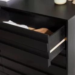 Ilya Solid Wood Modern Panel Front 6 Drawer Dresser - Saracina Home -Cozy Living Deals Store GUEST 2dc1e829 bc08 48d3 8058 ca72b93eb72b