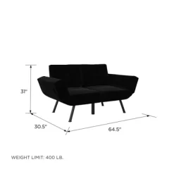 RealRooms Euro Upholstered Tufted Loveseat Futon With Storage Pockets 21 RealRooms Euro Upholstered Tufted Loveseat Futon With Storage Pockets -Cozy Living Deals Store GUEST 2eb116b3 bf78 4e13 ad4d b2107c2ac50b