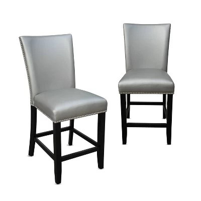 24" Set Of 2 Camila Counter Height Bar Stools - Steve Silver 5 24" Set Of 2 Camila Counter Height Bar Stools - Steve Silver - Image 5