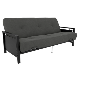 DHP Henley Metal Arm Futon Frame Black Metal - Dorel Home Products 9 DHP Henley Metal Arm Futon Frame Black Metal - Dorel Home Products - Image 9