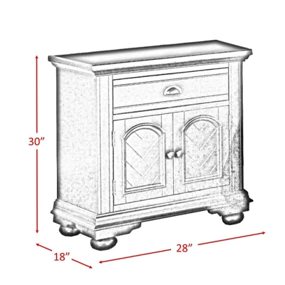 5pc Full Addison Panel Bedroom Set Dove White - Picket House Furnishings 13 5pc Full Addison Panel Bedroom Set Dove White - Picket House Furnishings - Image 13