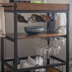 Austin Kitchen Cart Metal/Wood - Linon -Cozy Living Deals Store GUEST 2f62535c c1cb 44d1 af55 530e9a66f379
