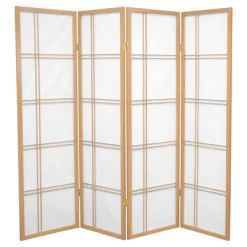 5 Ft. Tall Double Cross Shoji Screen (4 Panels) - Oriental Furniture -Cozy Living Deals Store GUEST 2f649d5f 8929 4a48 95d8 5ffdfb7dc5ad