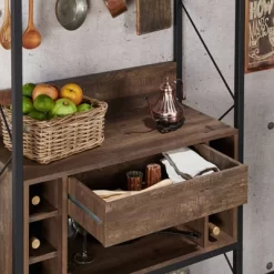Orella Rustic Baker's Rack Reclaimed Oak - MiBasics -Cozy Living Deals Store GUEST 2f7dc649 057c 4f2b bc55 8a1778f512cf