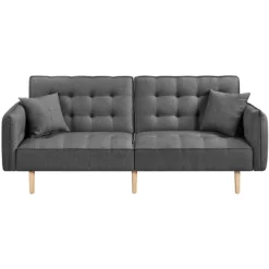 Yaheetech Convertible Sofa Bed Tufted Futon Couch With USB Ports For Living Room -Cozy Living Deals Store GUEST 2fd0b25a facf 4a8c 93db 370161b6f807