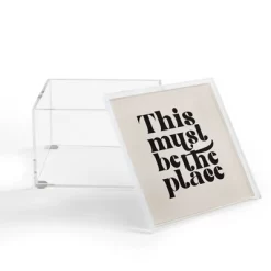 This Must Be The Place 4" X 4" Acrylic Box - Deny Designs