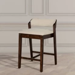 Dresden Non Swivel Counter Height Barstool Walnut - Hillsdale Furniture -Cozy Living Deals Store GUEST 306292e4 451f 44d4 9e57 c8053564306e